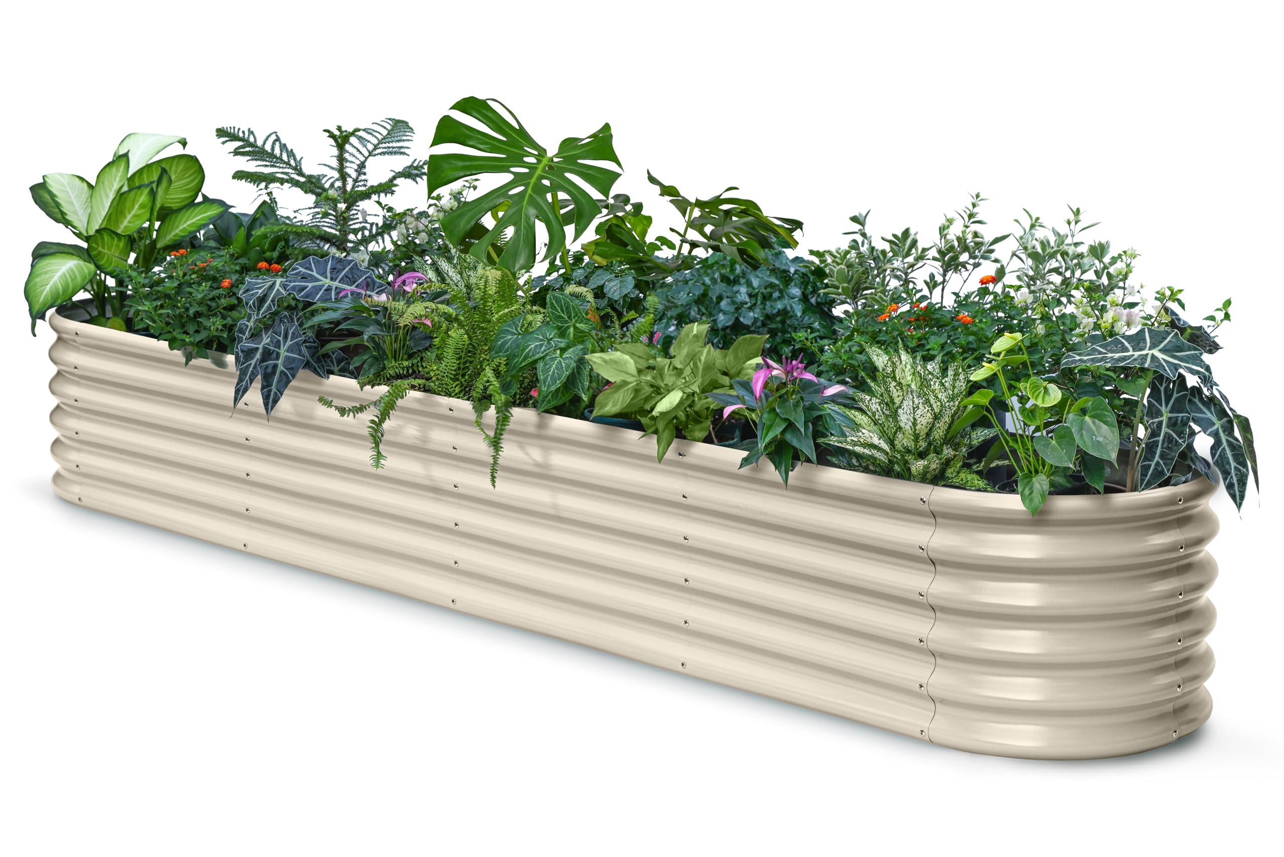 Galvanized Raised Garden Bed - 18" Tall -25
