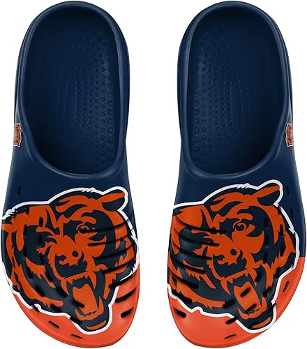 Miniatura 226 de FOCO - Sandalias de agua de jardín con logotipo de equipo de la NFL, para hombre Camuflaje tonal,logotipo grande de bloque