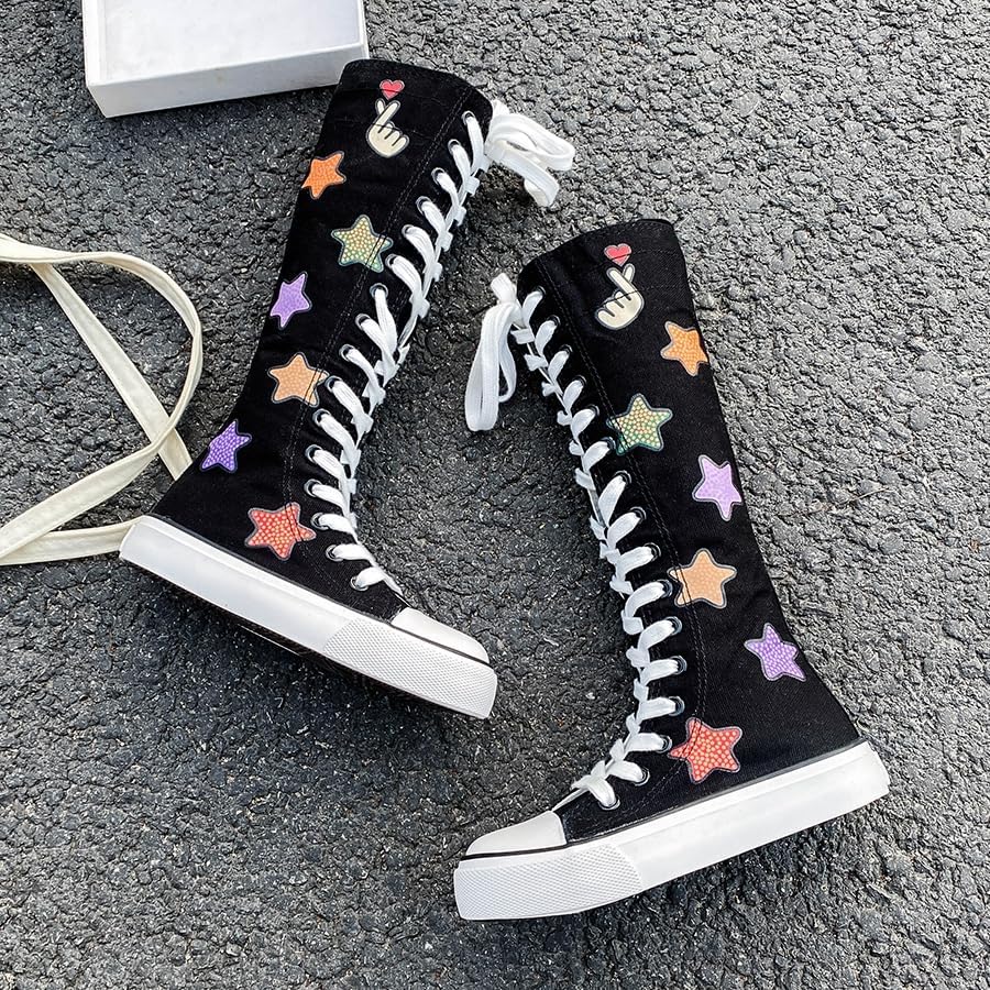 Kids high Tops Boys and Girls High Top Children's Canvas Shoes Fashion Street Dance... - Image 4