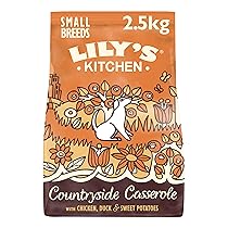 Lily’s Kitchen Prodotto con ingredienti naturali Cibo secco per cani adulti di piccola taglia Ricetta senza cereali con pollo e anatra 2.5 kg