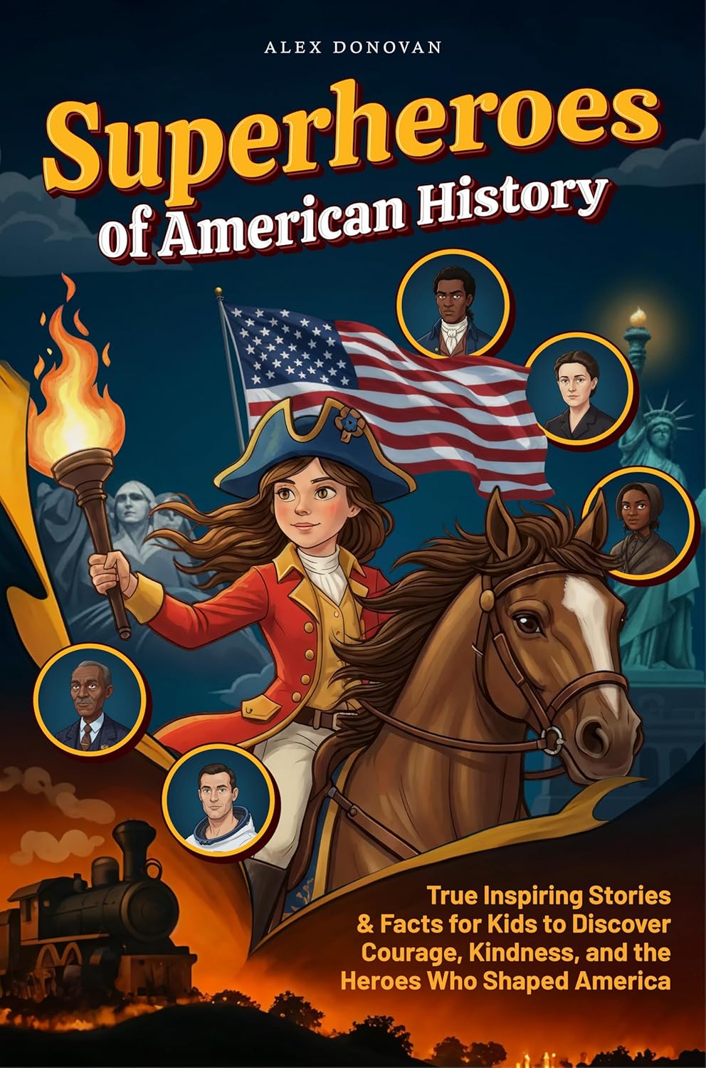 Superheroes of American History: True Inspiring Stories and Facts for Kids to Discover Courage, Kindness, and the Heroes Who Shaped America      Kindle Edition