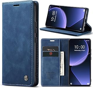 Funda de Piel para Huawei P Smart 2019, Funda magnética con Tarjetero y función Atril, Funda de Piel P Smart 2019 Flip Book Case (Azul)