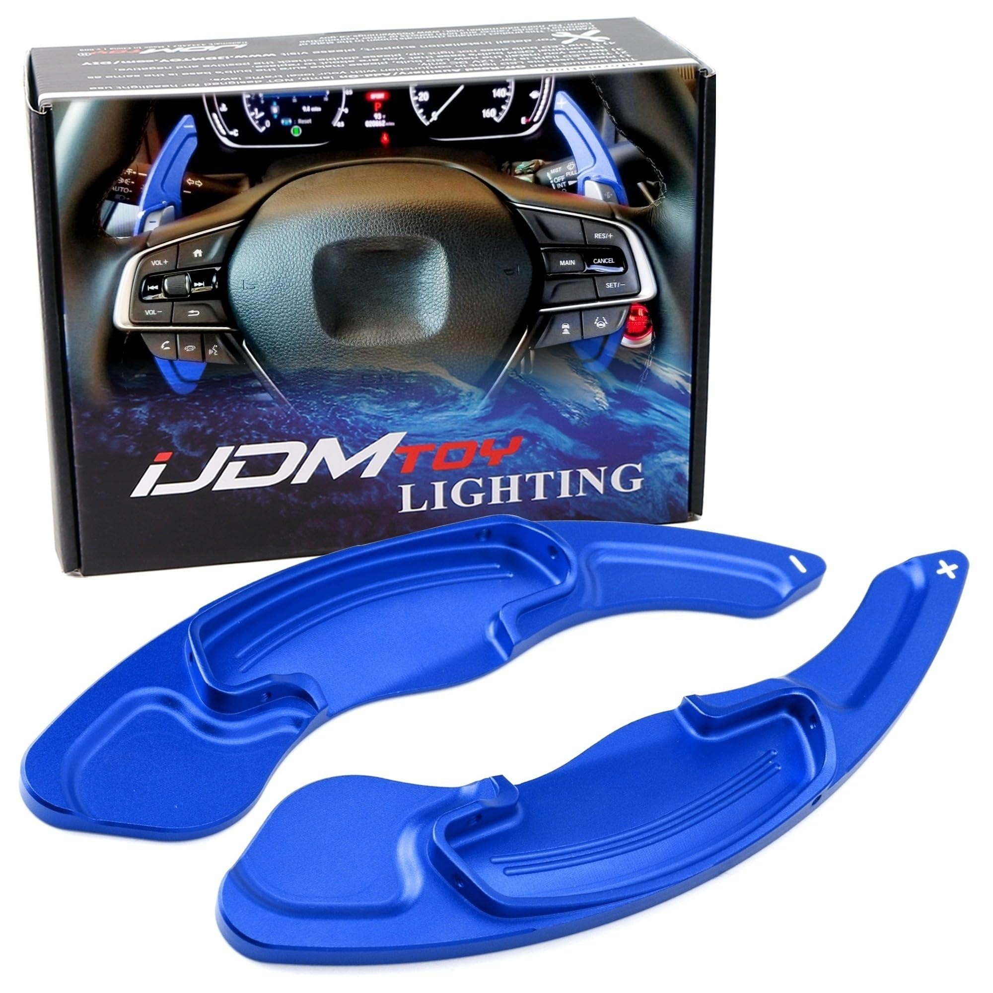 Amazon.com: iJDMTOY Sports Blue CNC Billet Aluminum Larger Paddle