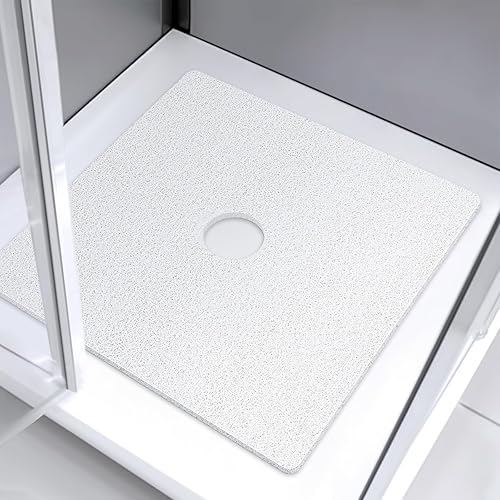 OTHWAY Tapetes de lufa para ducha, antideslizante y textura suave, tapete de baño de 31.5 x 16 pulgadas con drenaje, libre de ftalatos, secado