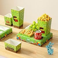 Vista 8 de Baffect Bandejas de aperitivos de noche de película, 120 unidades, incluye 20 bandejas de aperitivos de fiesta de sirena, 20 cajas de palomitas