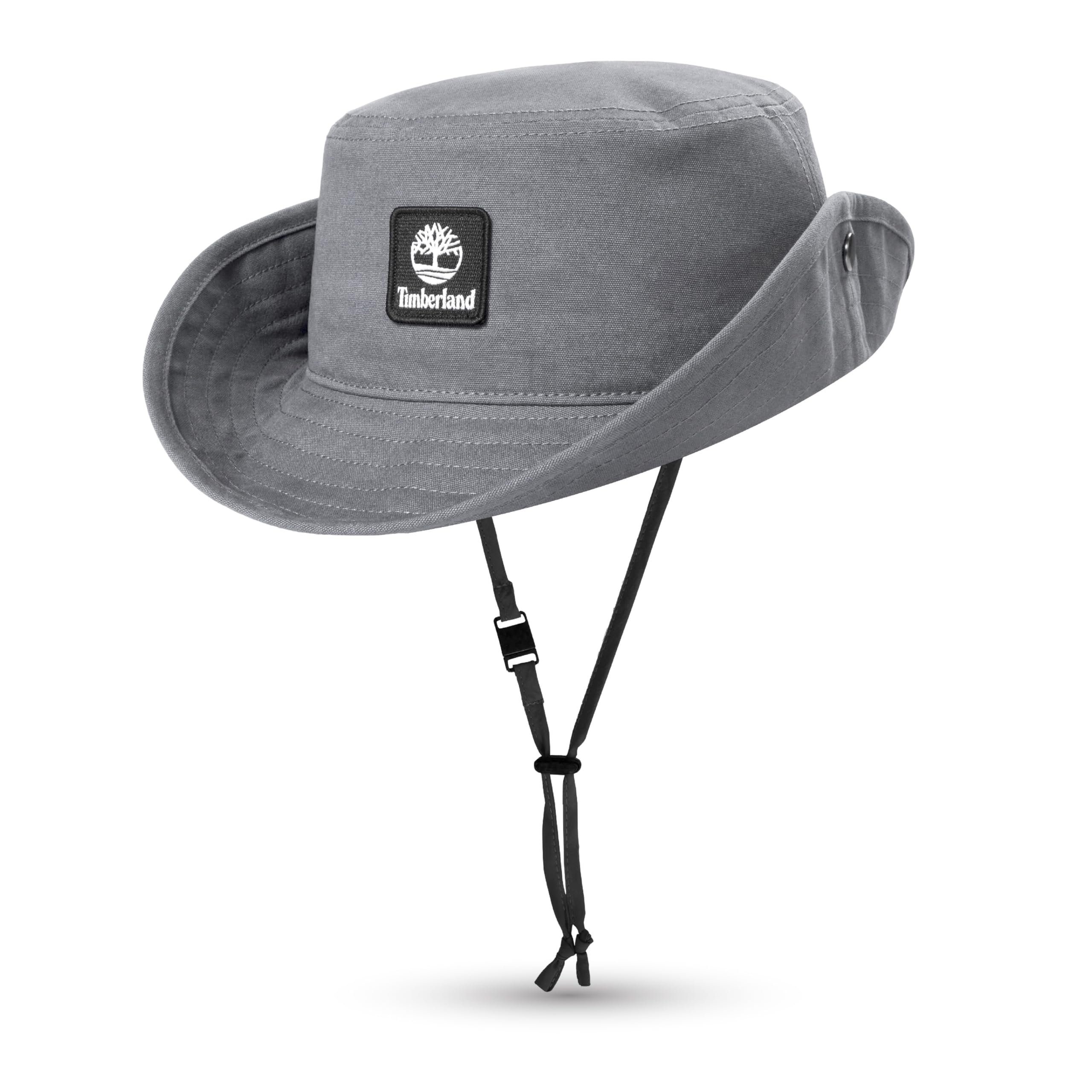 

                                                    Timberland Snap Up Floppy Grey Bucket Hat for Kids