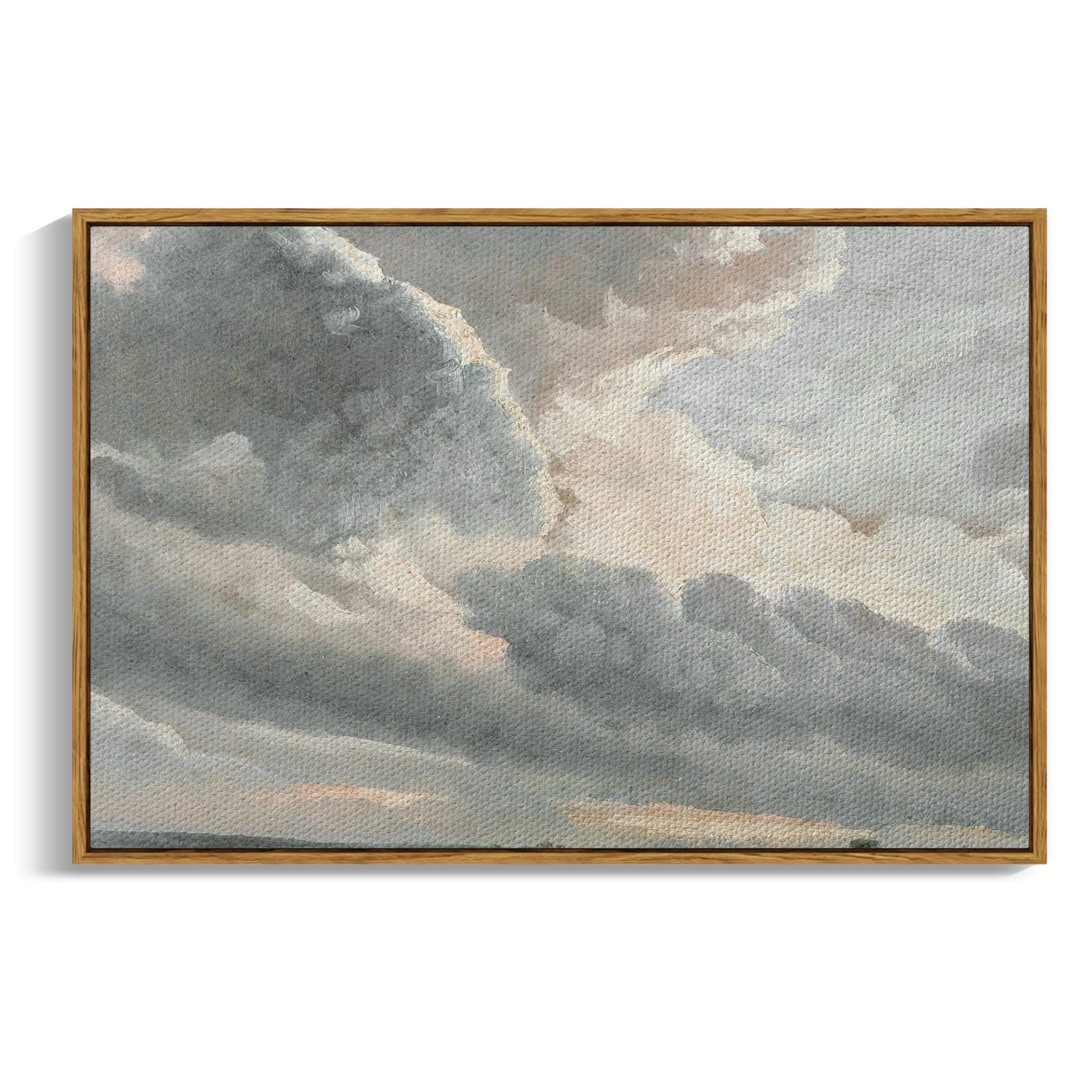 InSimSea Framed Canvas Wall Art, Meadow with Flowers Painting, Landscape for Living Room, Bedroom, Home, Bathroom Decor, 8x10 — view 156