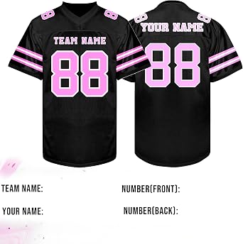 Custom Football Jersey Personalized American Sports Shirts add Name Numbers for Women Men Kids
