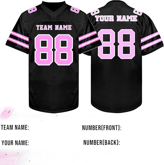 Custom Football Jersey Personalized American Sports Shirts add Name Numbers for Women Men Kids