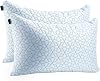 A-Pce Pillows 2 Pack (76x51cm) for All Sleepers, Hypoallergenic Microfiber-Filled Shredded Memory Foam Pillow, Adjustable Loft Hotel Pillows with Removable Pillowcase