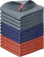 Vista 85 de Nialnant Paquete de 6 toallas de mano de cocina, grandes toallas de té de cocina 100% algodón, paños de cocina para secar platos 13x28 pulgadas