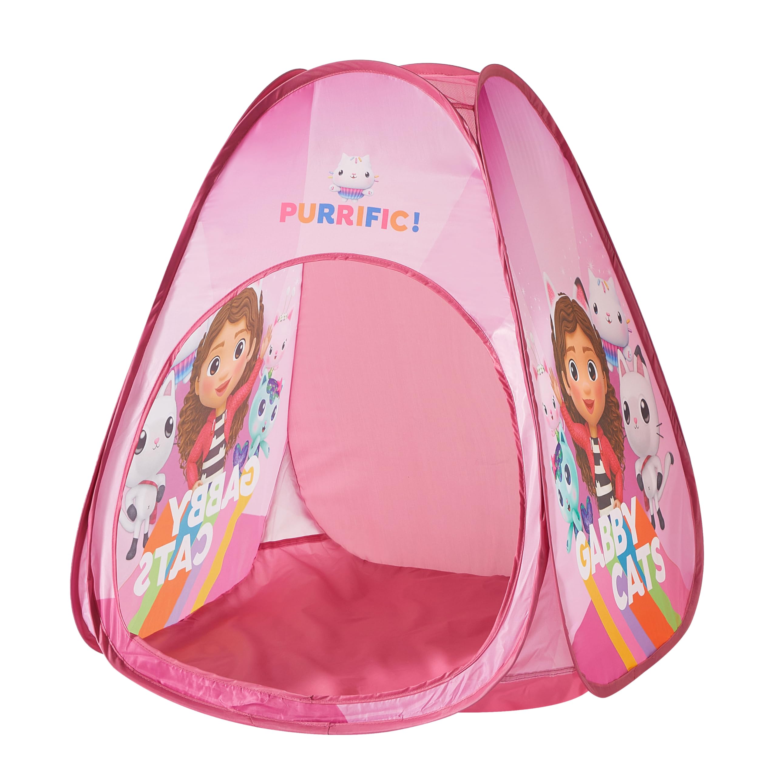 (Similar) Gabbys Dollhouse Collapsible Pop Up Play Tent for Kids, 28" W x 28" L x 30" H, Ages 3+