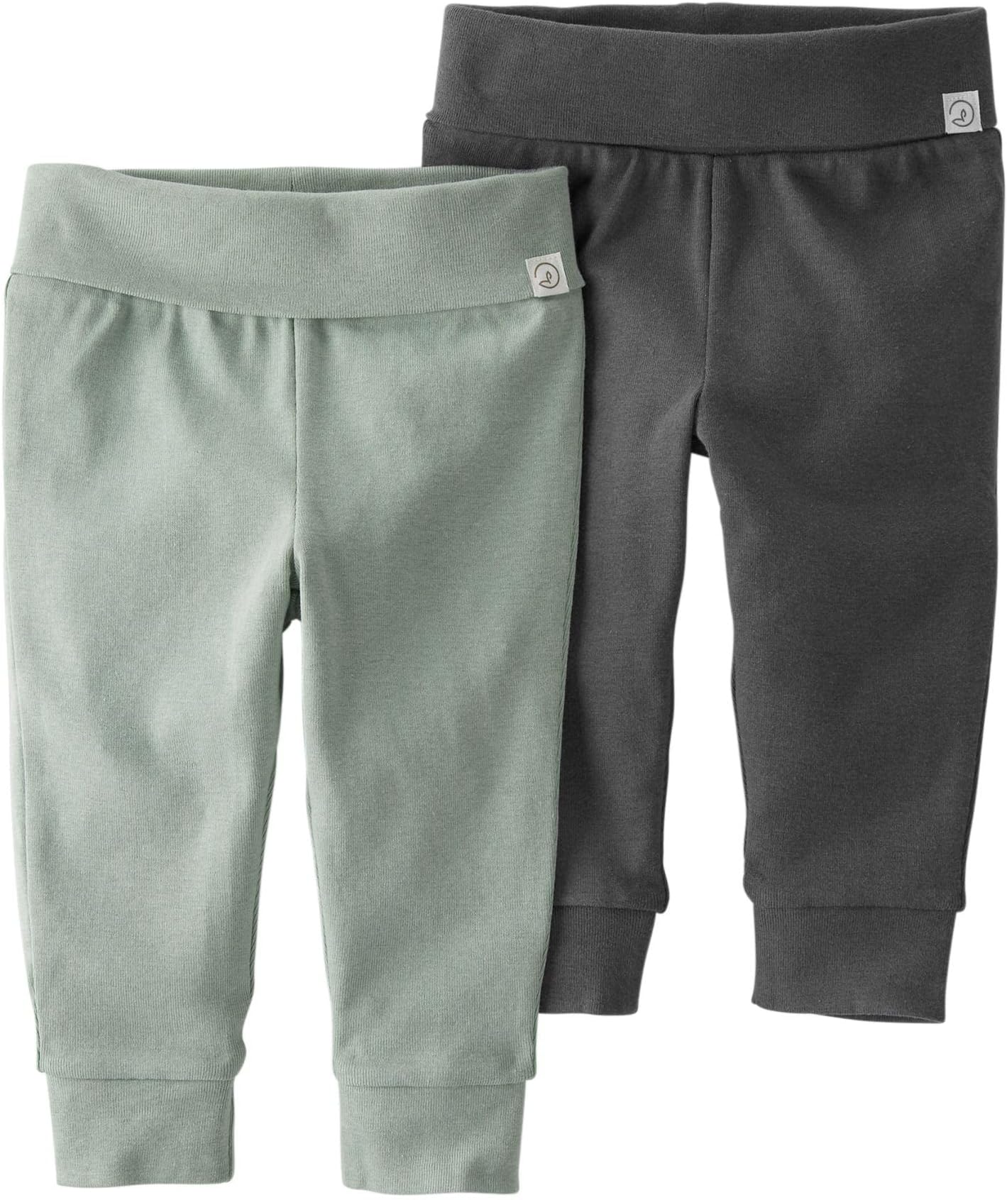 little planet by carter's Baby 2-Pack GOTS Certified Organic Cotton Pants