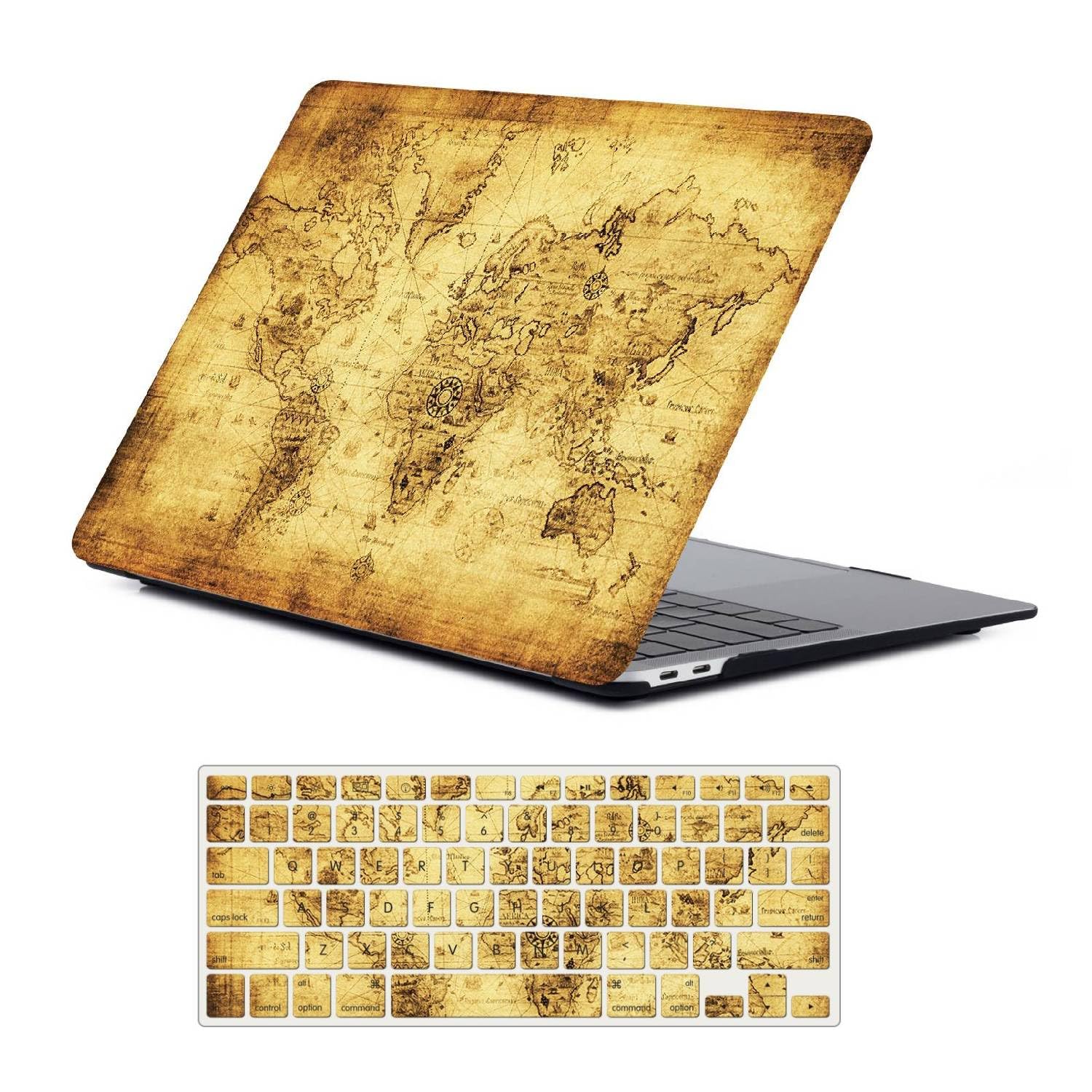 FFBOFFC Laptop Cover Compatible with MacBook Air 15 Inch Case 2024 2023 Release A3114 A2941 with Liquid Retina Display & Touch ID, Plastic Hard