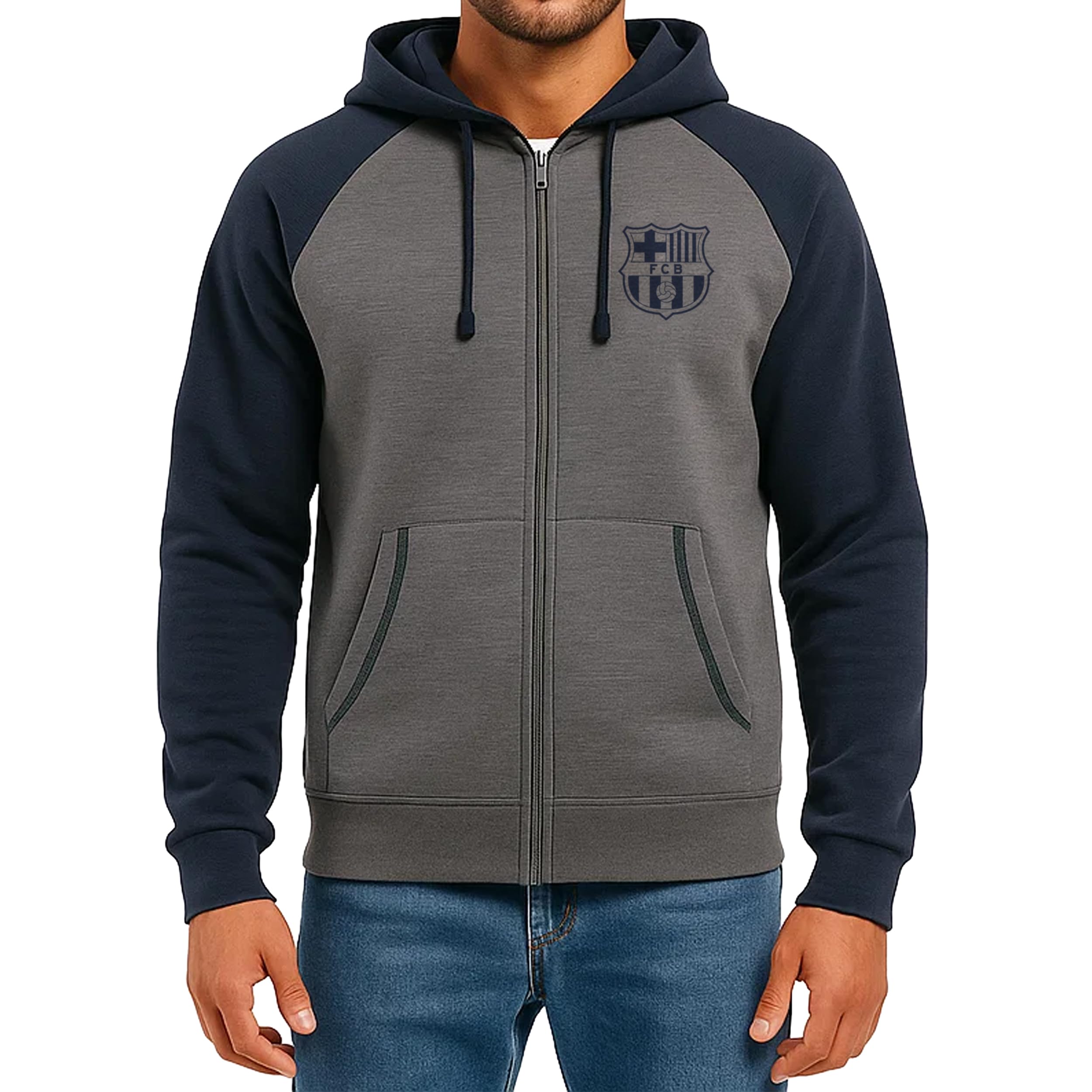 Men's Full-zip Lightweight Hoodie풀 지퍼 경량 후디 FC Barcelona Men's Full-Zip Lightweight Hoodie (pack of 1)