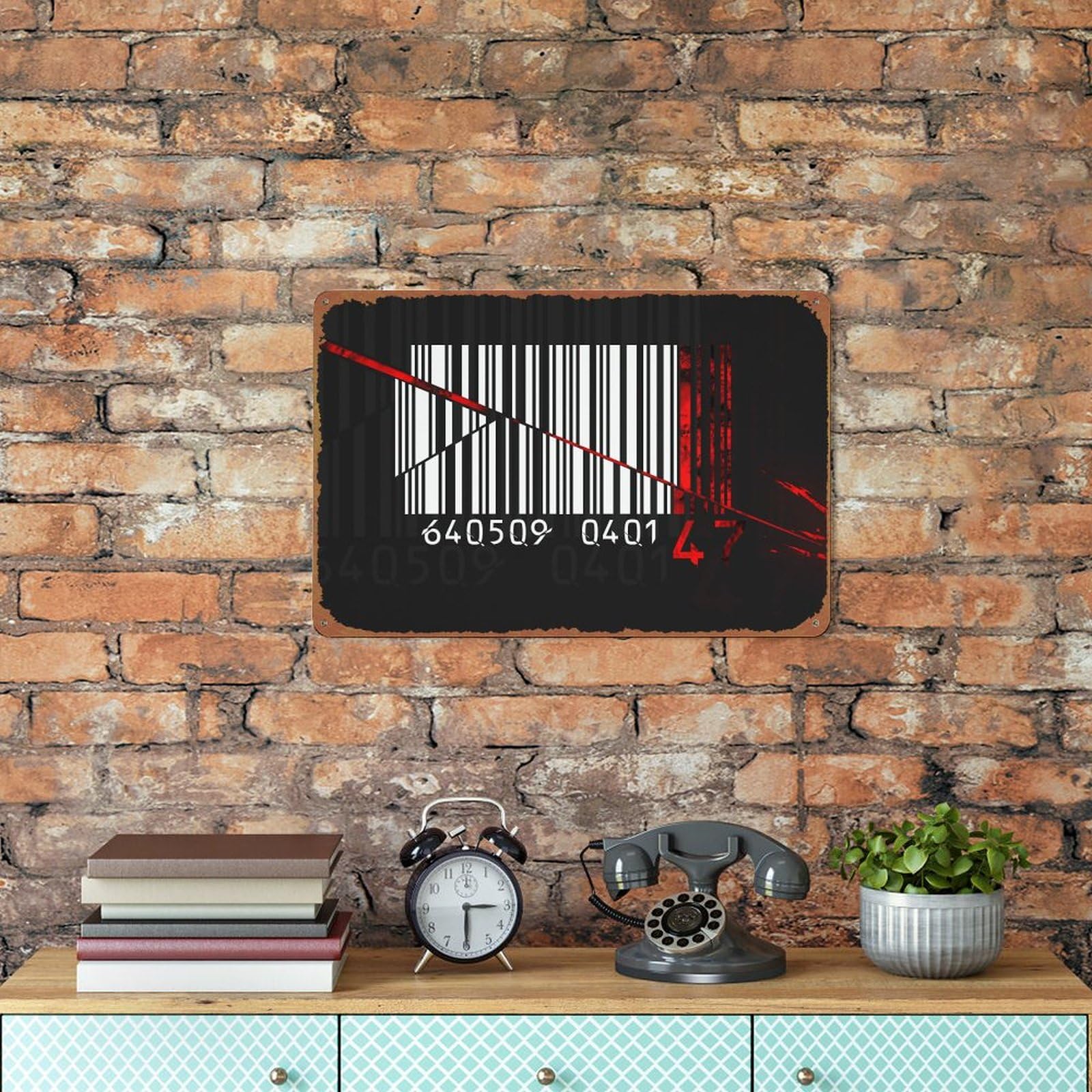 Hitman Barcode Video Game Hitman Absolution Agent 47 Movie Poster |  Desertcart Seychelles, image size:1600x1600
