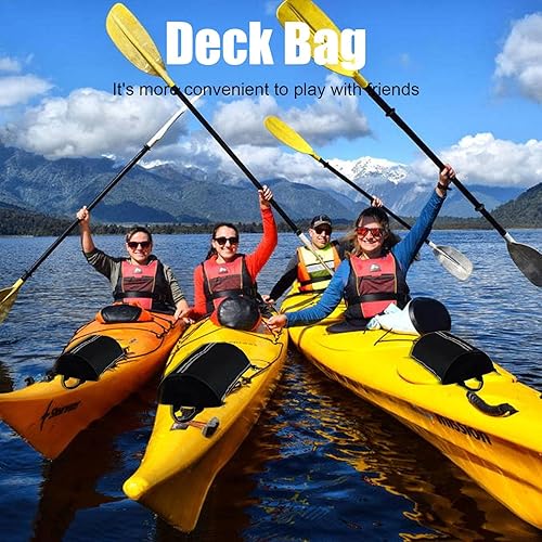 Miniatura 5 de Bolsa de plataforma de paddleboard, bolsa de almacenamiento Oxford con gancho giratorio, impermeable, con cremallera, bolsa seca para kayak, para
