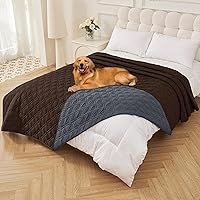 Vista 37 de Smiry Funda Impermeable para Cama de Perro Manta para Mascotas, Manta Suave y Lavable para Perros para Muebles Cama Sofá Sillón Reversible, a