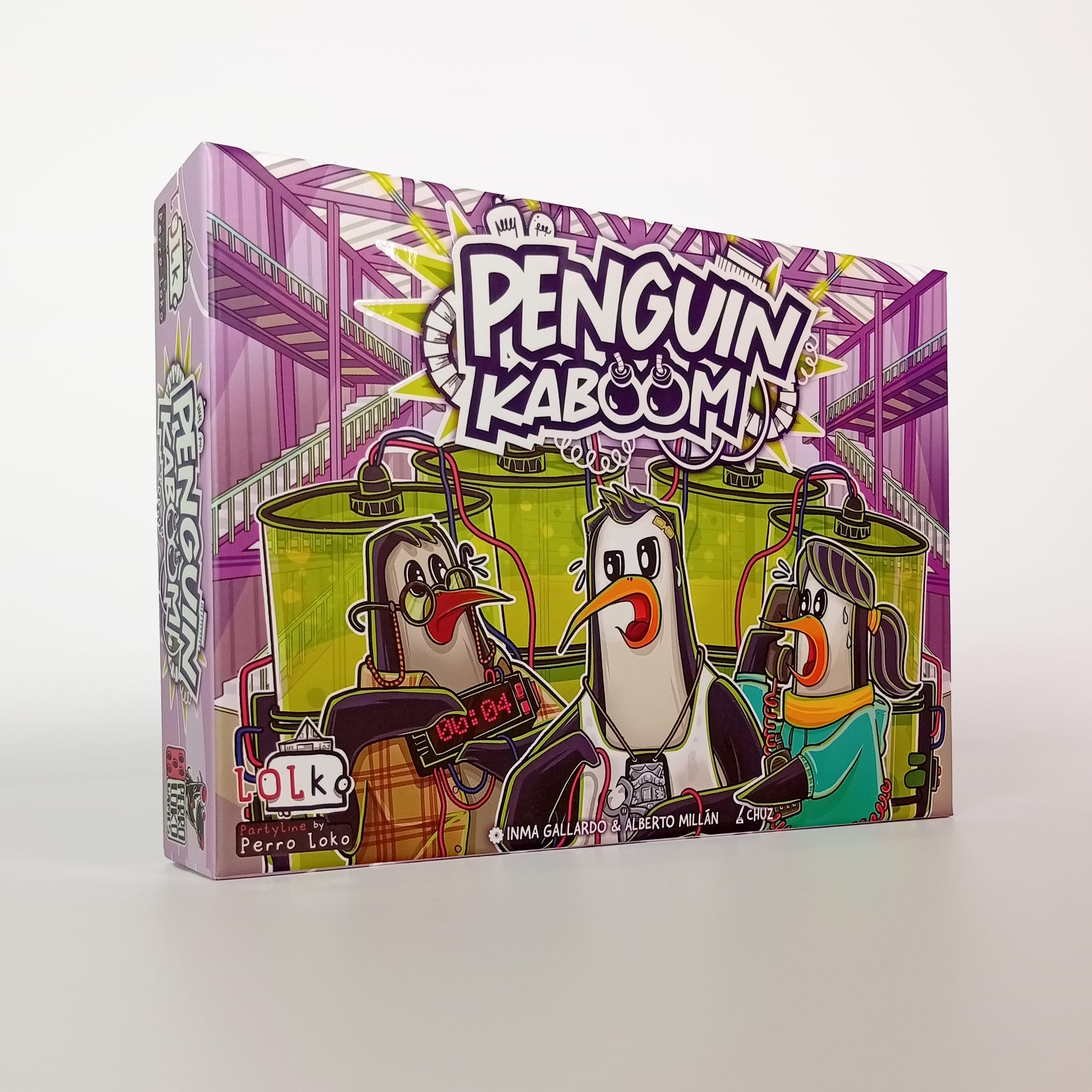 Penguin Kaboom – Juego de Mesa Cooperativo Familiar | 2 a 6 Jugadores, 1 campaña rejugable | Party Game con Dados para Niños y Adultos