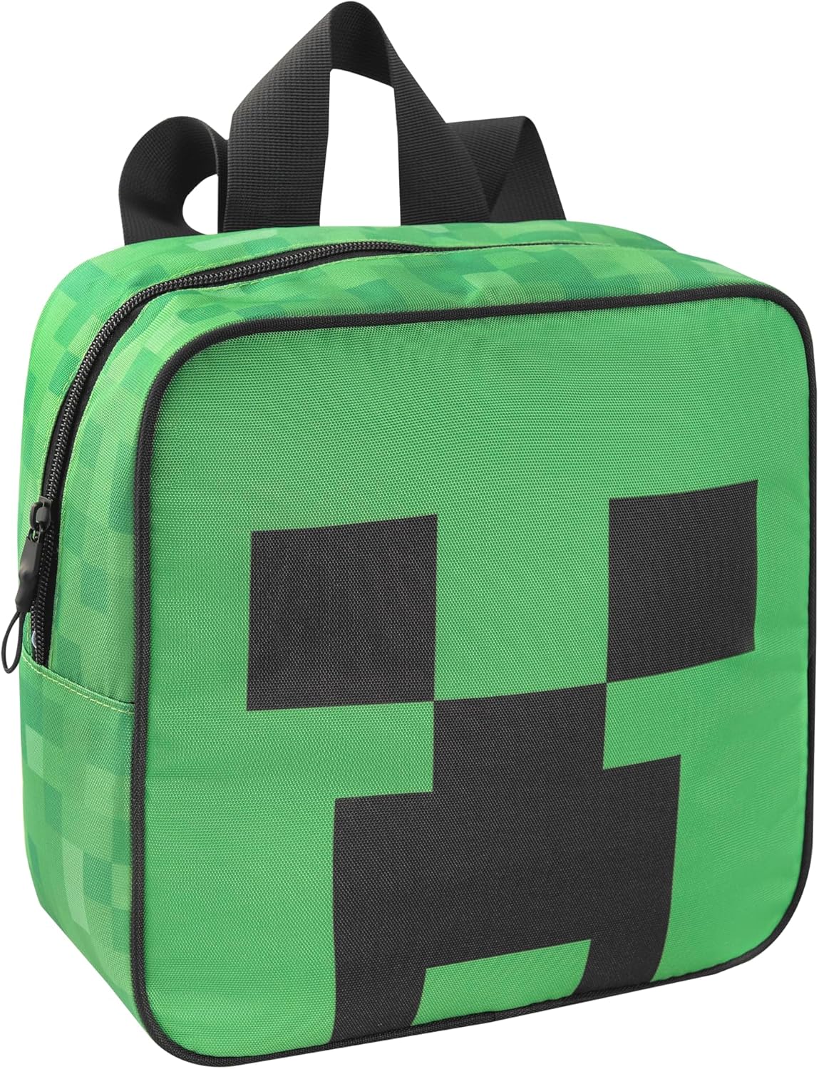 Minecraft Creeper Unisex Kinderrugzak Groen | Zacht materiaal met ritssluiting | Ideaal voor de start van het schooljaar en om boeken in te vervoeren | Minecraft Merchandise