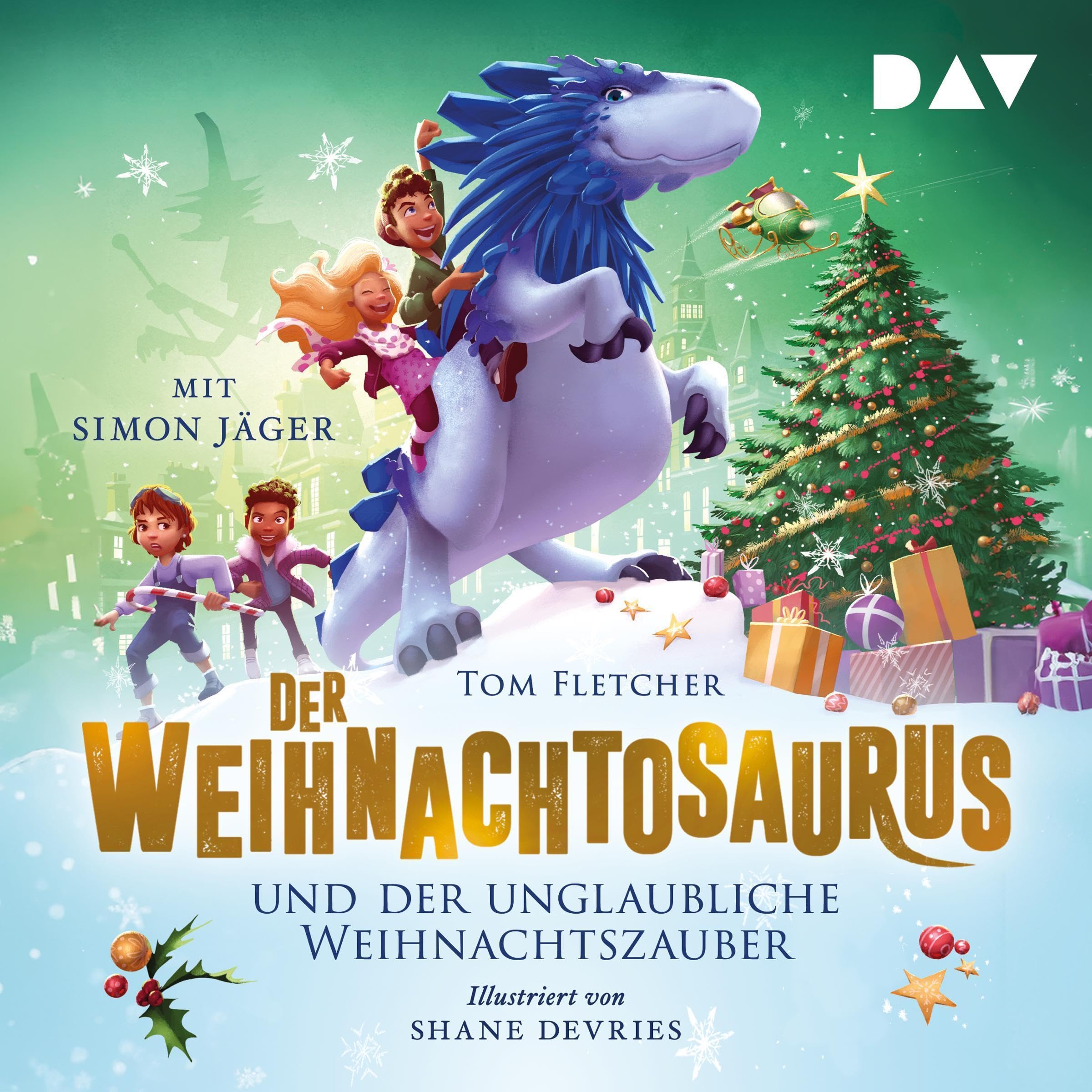 Cover art for Der Weihnachtosaurus und der unglaubliche Weihnachtszauber