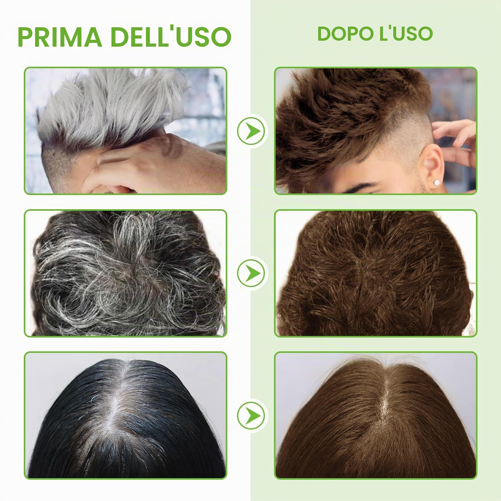Shampoo colorante per capelli grigi 5 colori, 3 in 1, a lunga durata, shampoo per capelli istantanei, per uomini e donne, ingredienti aromatici (500 ml) (caffè)