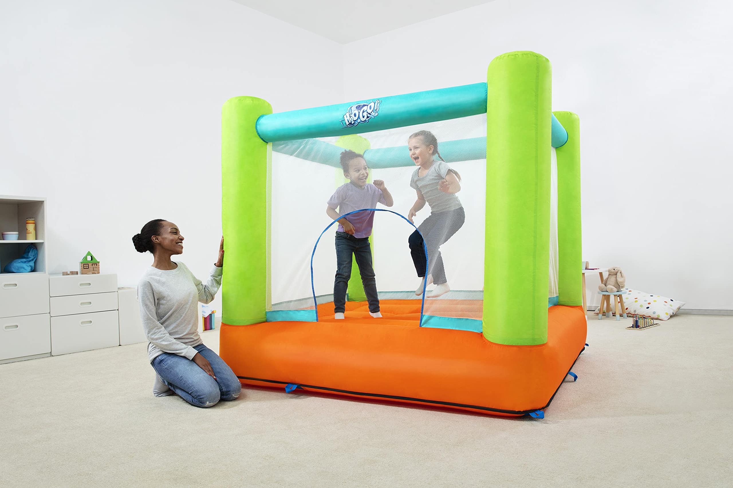 Bestway Jump and Soar Bouncer, Júmenes Unisex, Multicolor, 194x175x170