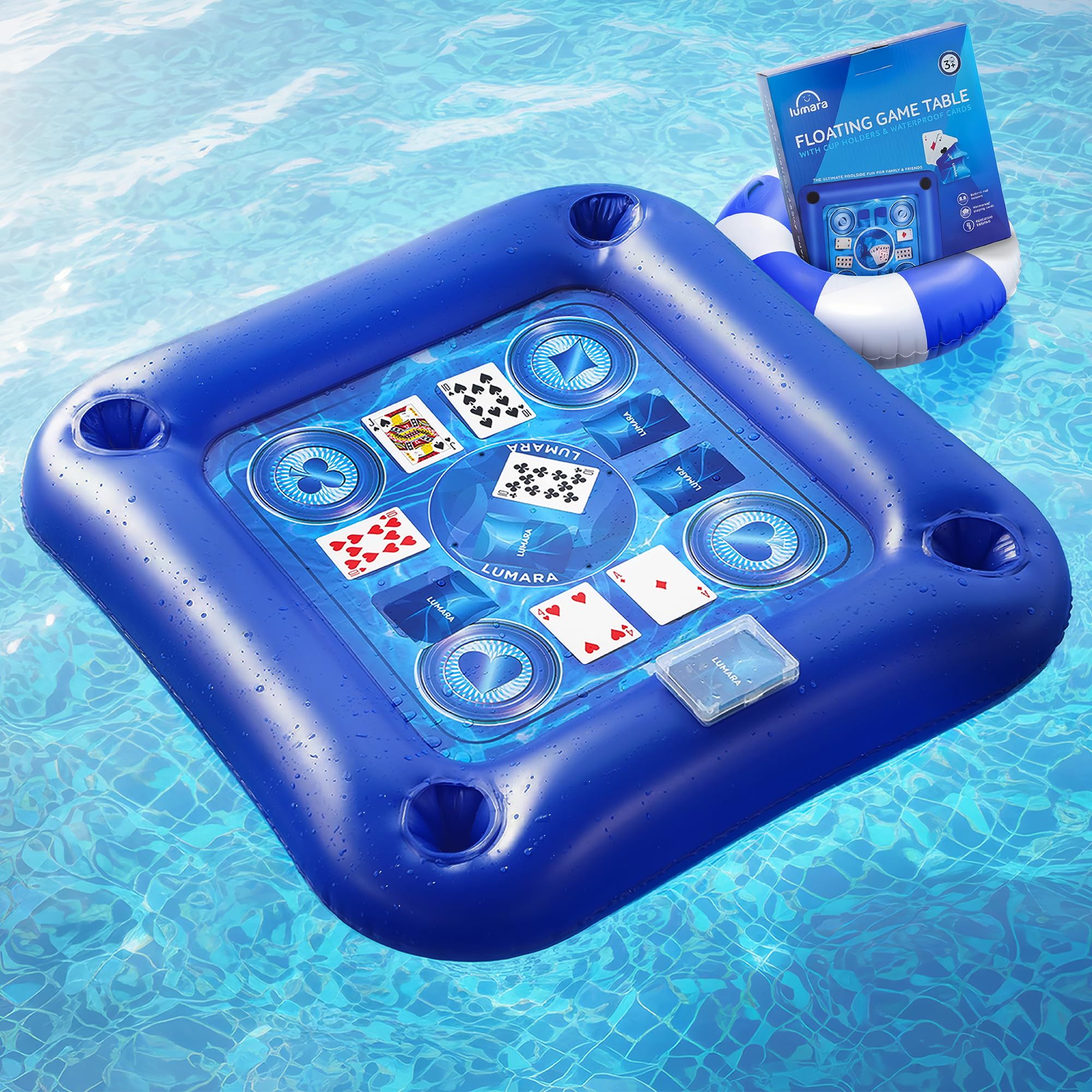 Photo 1 of LUMARA Floating Pool Table with Waterproof Cards