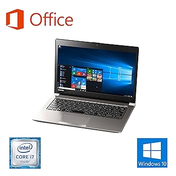 東芝 ノートパソコン本体 Core i7-5500U/Windows10搭載 Amazon.co.jp: 【整備済み品】東 芝 ノートPC R63 / 13.3型