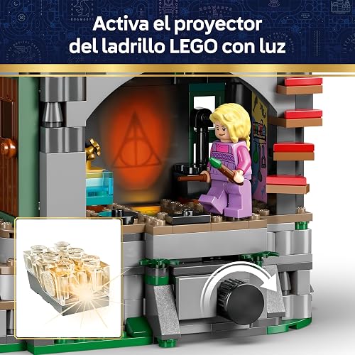 LEGO Harry Potter Luna Lovegood's House Toy - DIY Miniature Model Kit w/a Light Brick & 5 Minifigures - Bedroom Decor Idea - Gift for 10+ Year Old Girls, Boys & Fans - 76467 - 3