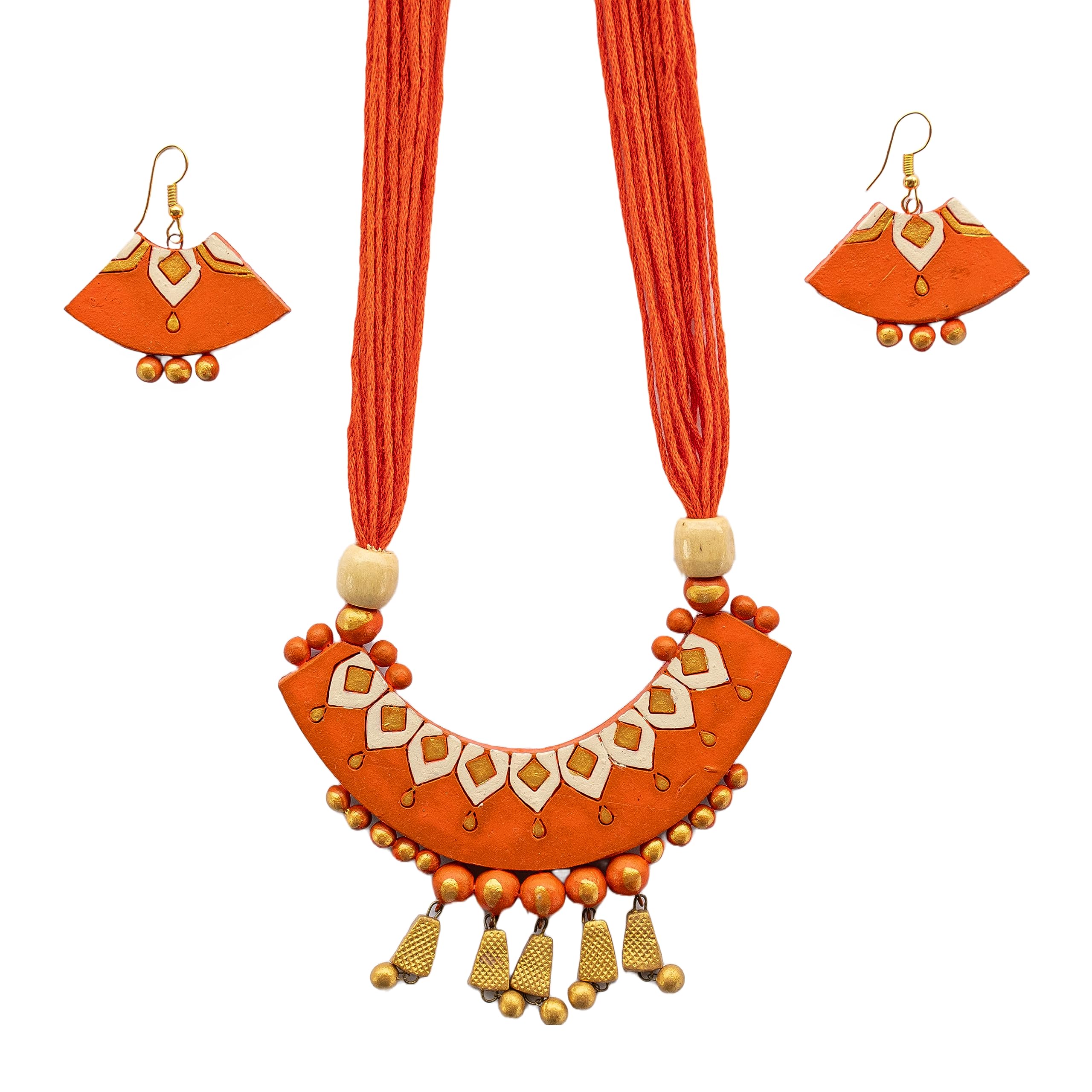 Handmade Terracotta Jewelry Set TRN107-image-17