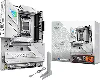 ASUS Placa mãe ROG Strix B850-A Gaming WiFi AMD AM5 B850 ATX 14+2+2 estágios de energia, DDR5 AEMP, LAN 2,5G, WiFi 7 com Q-Antenna, 4X M.2, PCIe® 5.0, USB 20Gbps Type-C, AI Networking II, ASUS AI