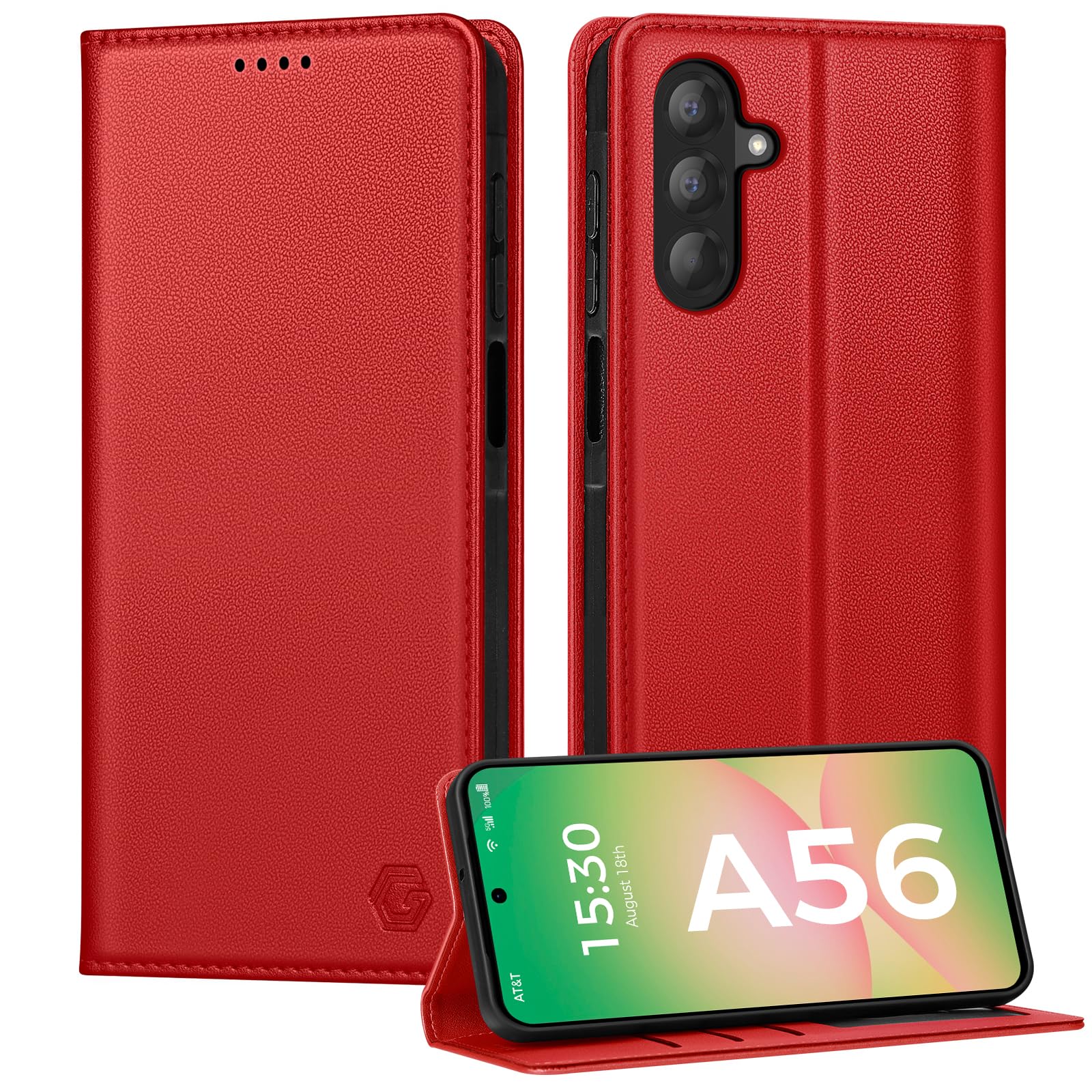 Kirnntca Handyhülle für Samsung Galaxy Hülle, Kartenfach Premium PU Leder Klapphülle Schutzhülle, Standfunktion Tasche Flip Case für Samsung Galaxy Hülle