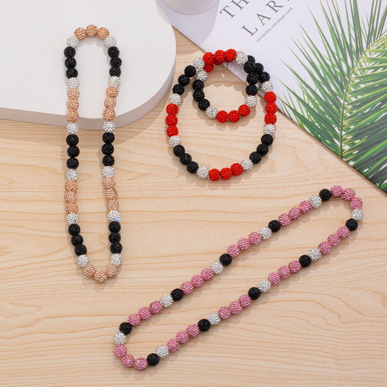 QINJIEJIE Baseball Necklaces Beads for Men, 16/18 in Bling Diamond Rhinestone Chain Baseball Drip Accessories, Ice Collection Necklace Gifts Jewwlry for Men Team Lovers - Image 8