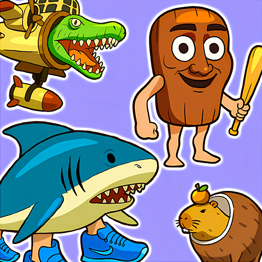 Merge Fellas Brainrot Meme Puzzle Challenge: Drop Animal Match Master Giant Capybara Maker Game