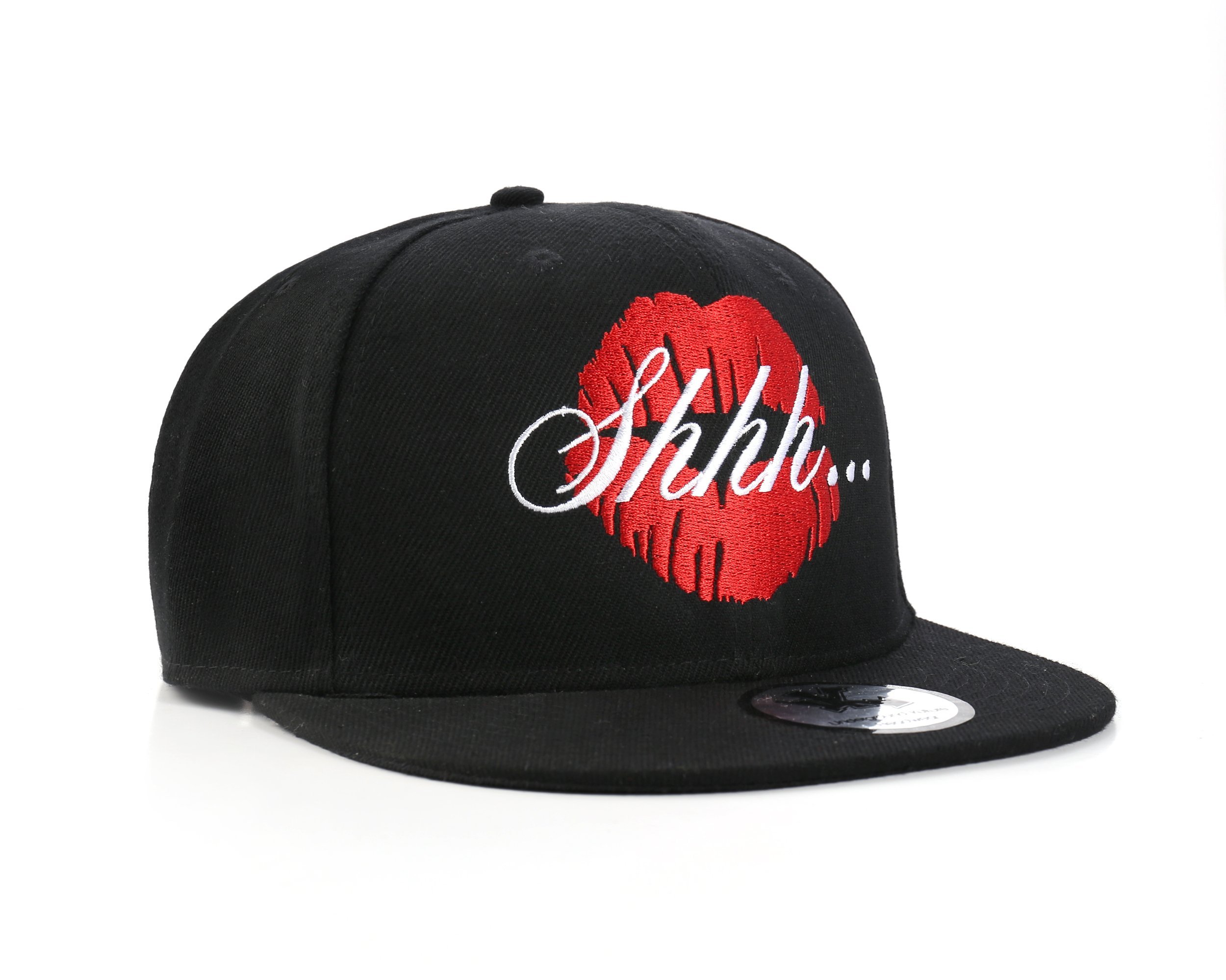 UNDERGROUND KULTUREShhh Kiss Black Snapback Baseball Cap