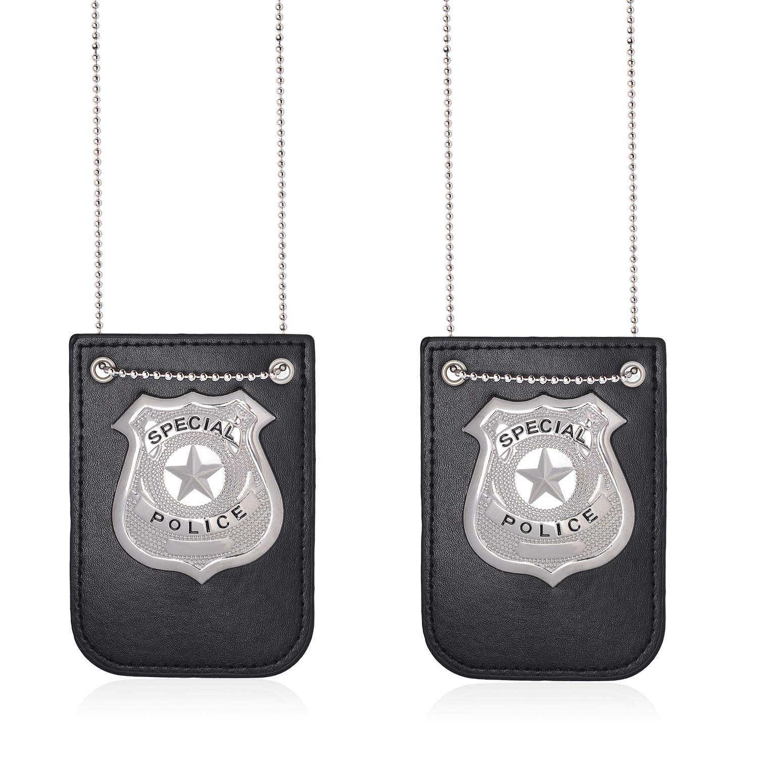Buy Beelittle Police Badge with Chain & Belt Clip Sheriff Necklace