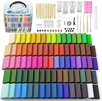 ARTME 82 Colors Polymer Clay Kit - Oven Bake Modeling Clay with Tools, Accessories & Non-Toxic Formula for DIY Jewelry & Crafts