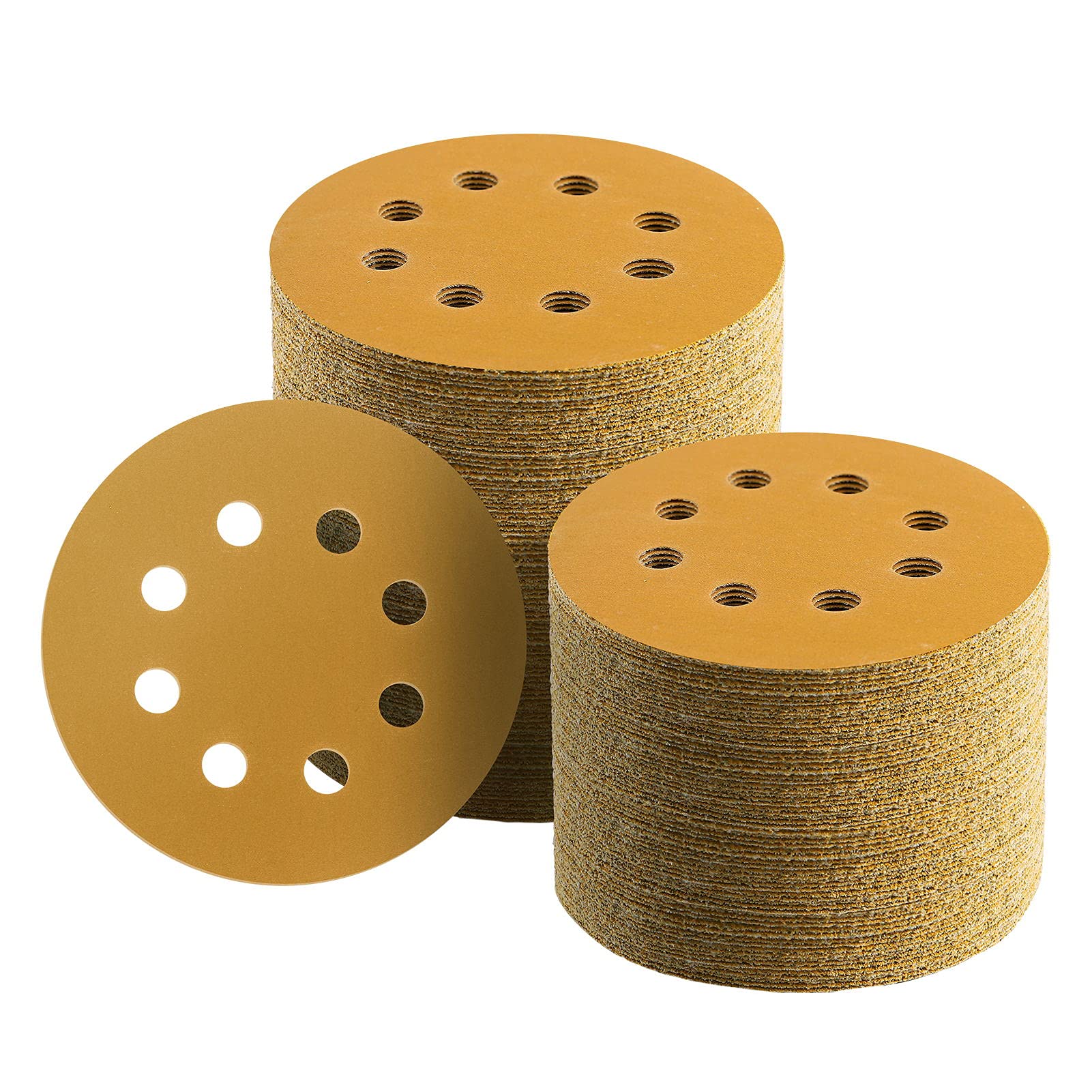 100 Sanding Discs - 5 Inch Hook & Loop, 120 Grit -12