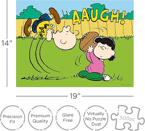 Miniatura 2 de AQUARIUS - Peanuts Lucy Football Rompecabezas de 500 piezas