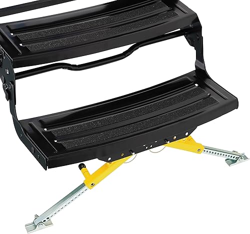 Miniatura 2 de Lippert Solid Stance RV Step Stabilizer Kit para 5 ruedas remolques de viaje y autocaravanas y estabilizador Valterra 020106 RV
