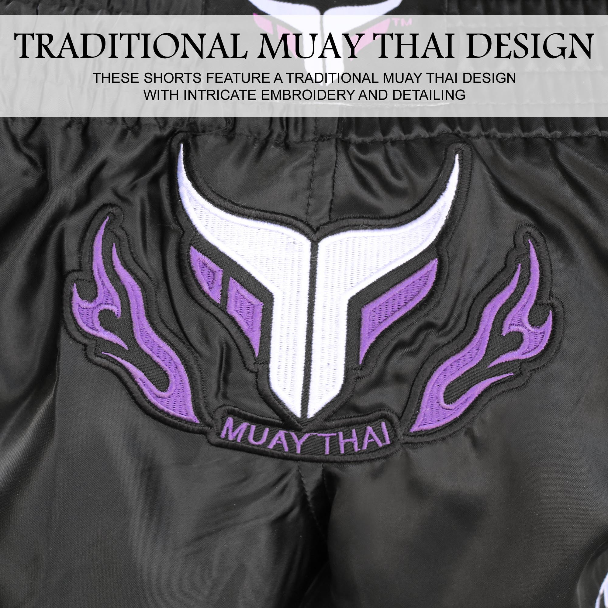 Mytra Fusion Pantalones Muay Thai Mujer Pantalones Kick Boxing, Pantalon Boxeo Mujer Muay Thai Shorts para Boxeo, puñetazos, Grappling y Entrenamiento de Artes Marciales