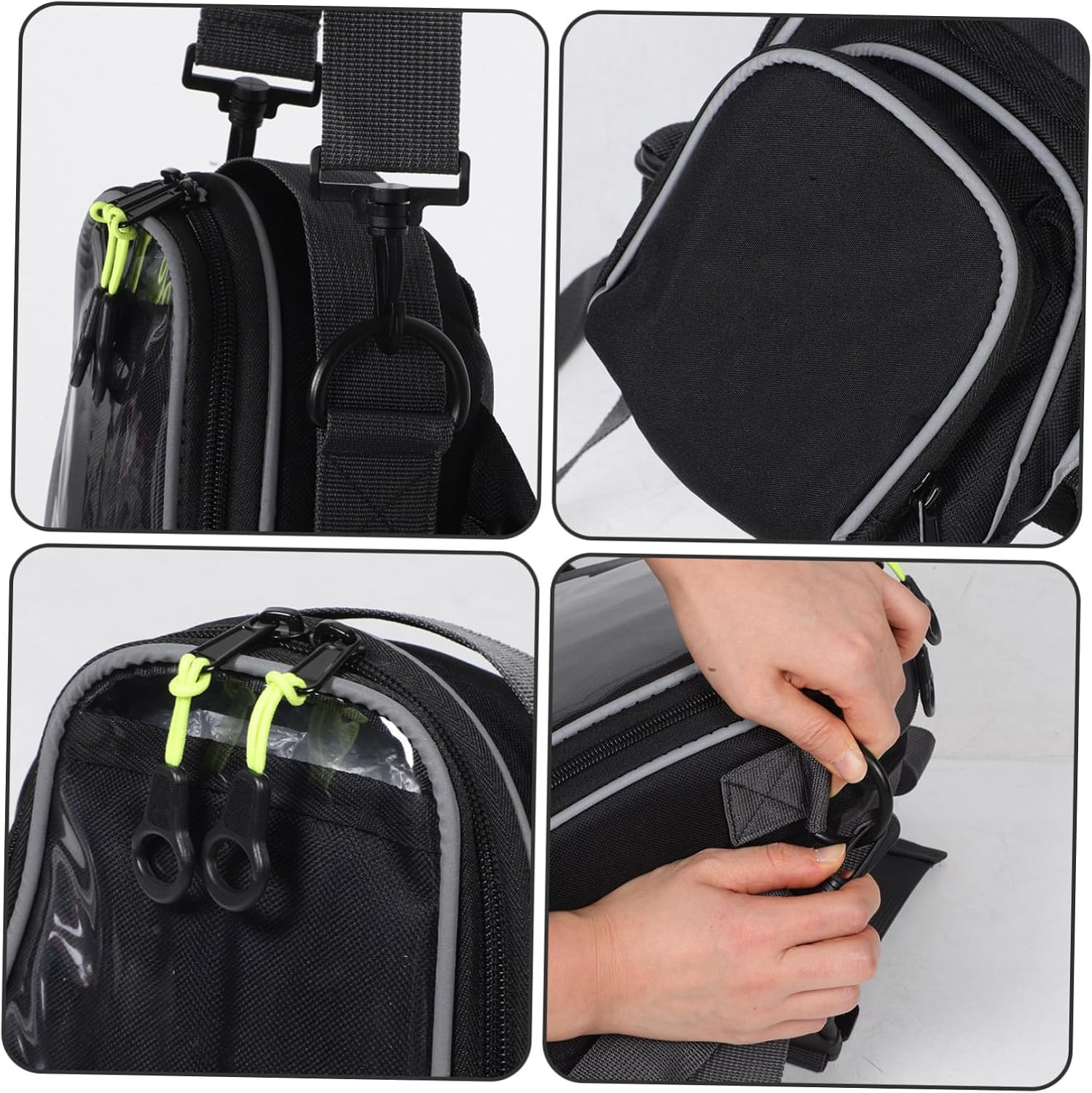STOBAZA Motorcycle Fuel Tank Bag Magnetic Gas Storage Pouch Compact Lightweight Gear Organizer for Riders Easy Installation