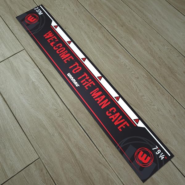 WINMAU - Fléchettes Oche Lignes - Marqueur de Ligne de Lancer Haute visibilité - Adhère à Toutes Les Surfaces dures - Modèles Disponibles: Blade 6, PDC, Man Cave Or Verte - 2