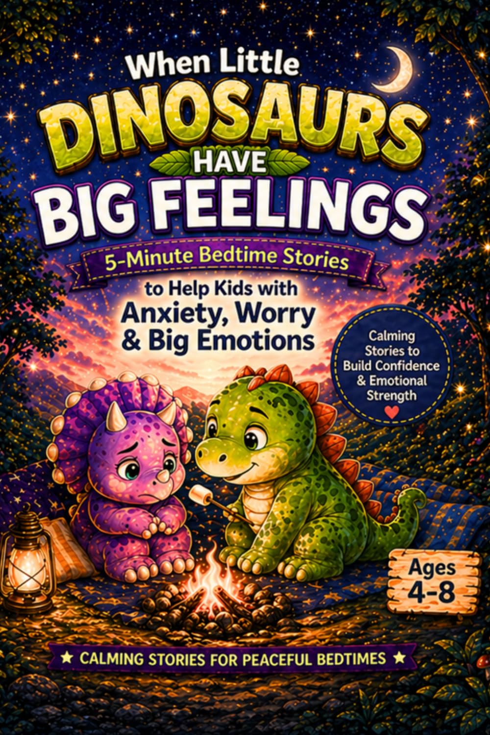 When Little Dinosaurs Have Big Feelings: 5-Minute Dinosaur Stories to Help Kids Handle Anxiety, Stress, Bullying, and Build Confidence (Little Kids Big Feelings)