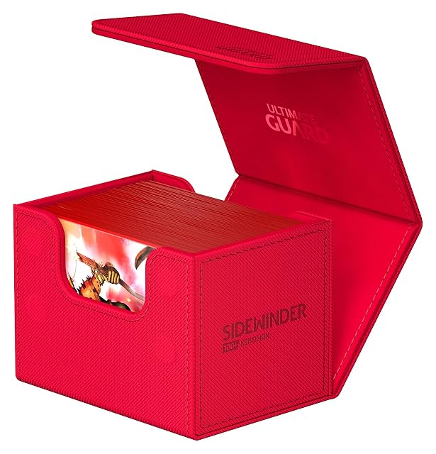 Foto 3 de 7 de Ultimate Guard Sidewinder 100+ XenoSkin Monocolor Rojo