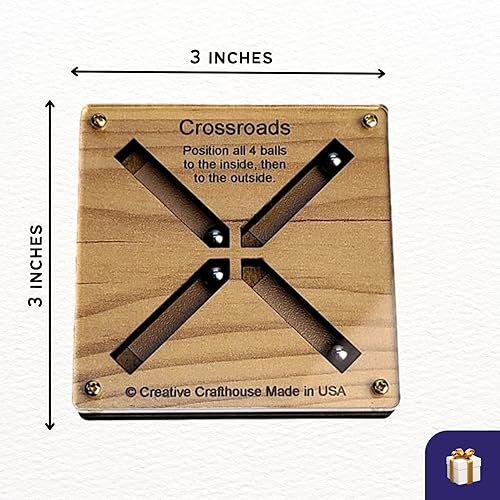 Miniatura 4 de Puzzle Crossroads – Posiciona las bolas en el interior y luego hacia el exterior de la X