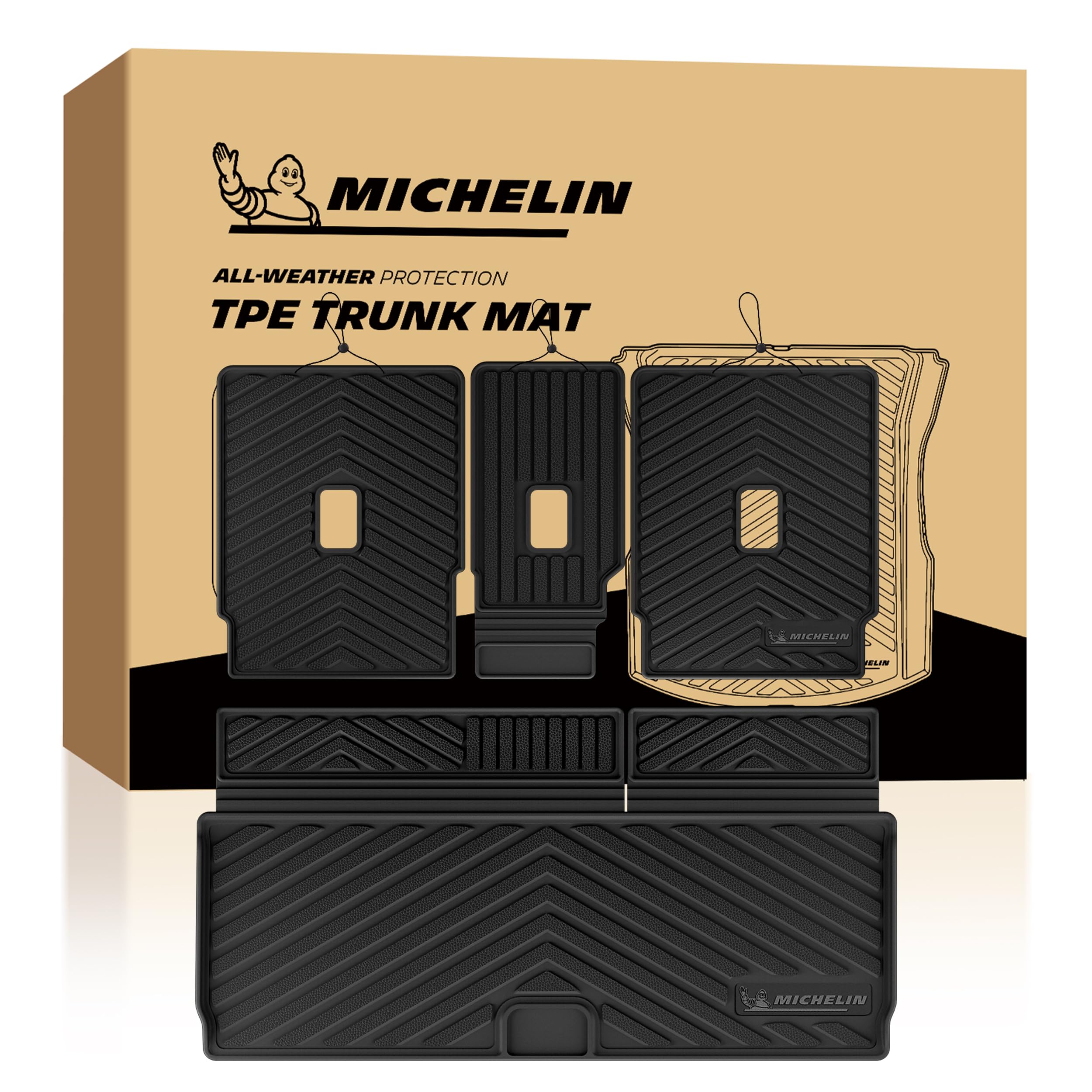 Michelin Vehicle Mats for 2025-2026 Ford Expedition 7&amp;8 Seats Standard
