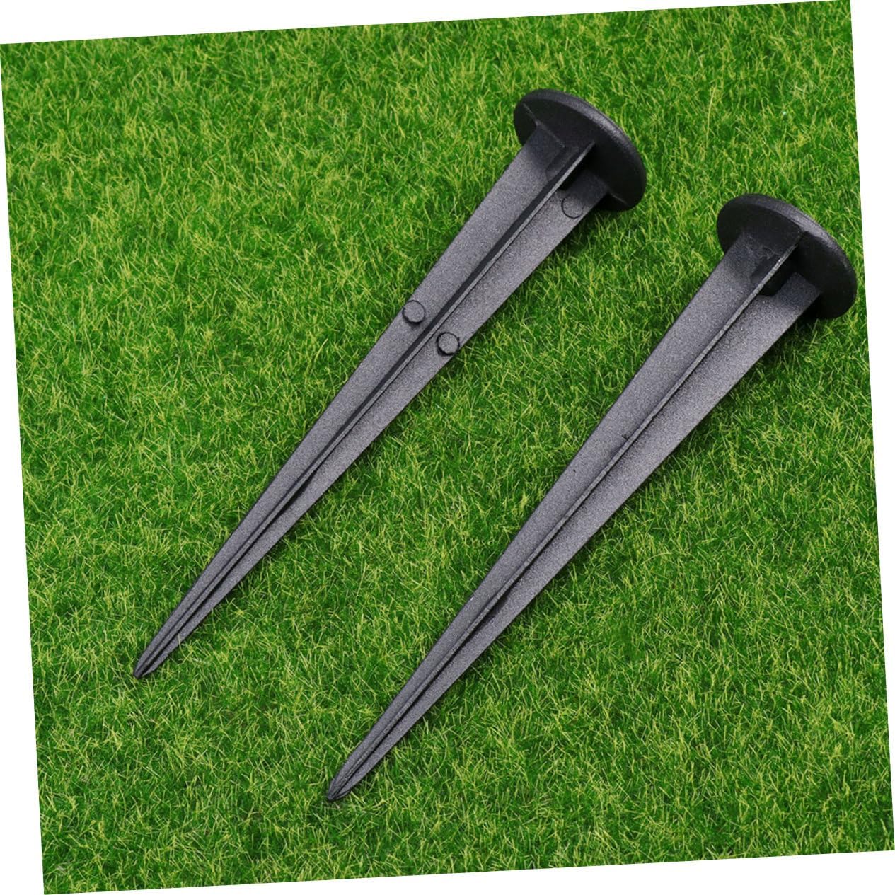 balacoo 40pcs Ground Spike for Landscape Lighting Stakes for Pathway Lights Easy to Install Outdoor Garden Accessories for Lawn Decoration and Events