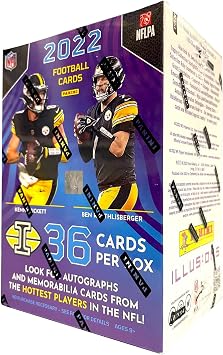 2022 Panini Illusions Football Trading Cards Blaster Box 36 Cards